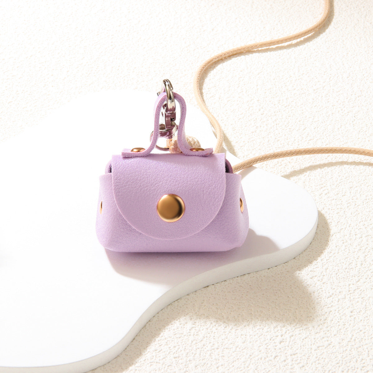 Wholesale Small and Cute Leather Coin Purse Necklace